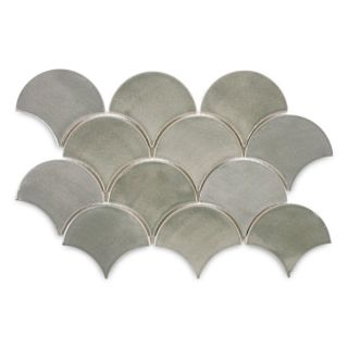Carreaux en Écailles de Poisson Marocaines - Gris Fuligineux