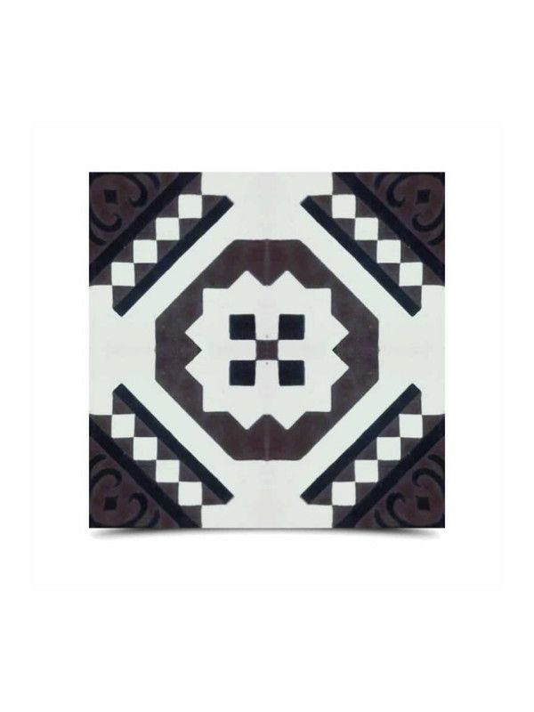 Moroccan Cement Tile Border | Multi-Color - 86