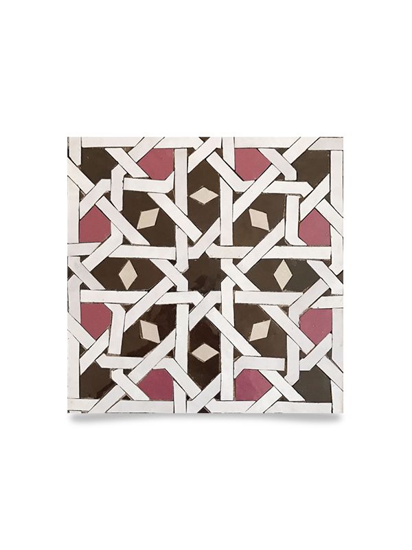 Mosaikkfliser Sementfliser | Marokkansk Design, Glanset Finish