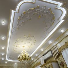 Moroccan Gypsum Plaster Ceiling 054 - Handmade Artwork