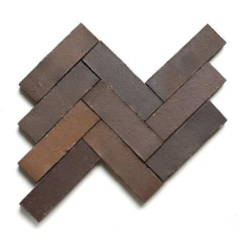 Moroccan Handmade Copper Brown Bejmat Tiles
