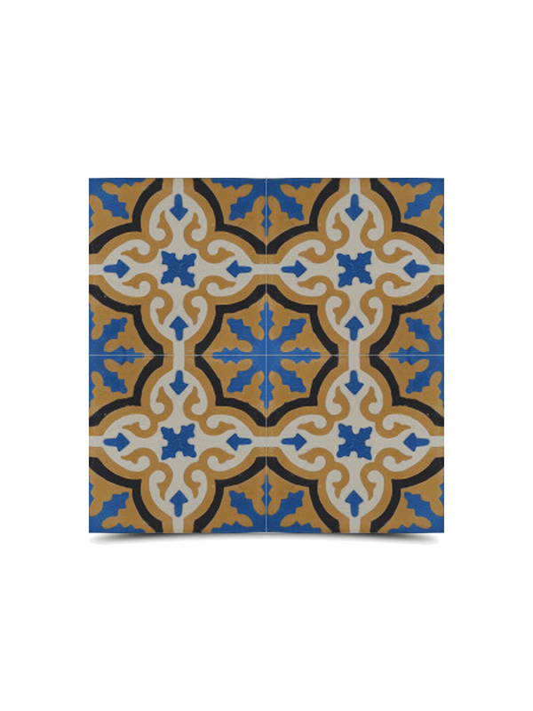 Moroccan Zellige Cement Tiles - Handcrafted Multi-Color Patterns