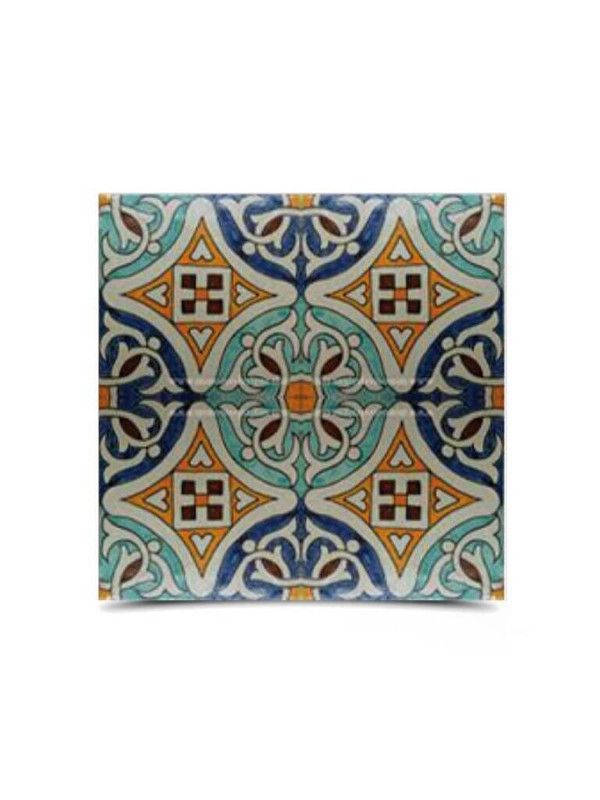 Moroccan Hand Painted Mosaic Tiles - Vibrant Colors & Durability