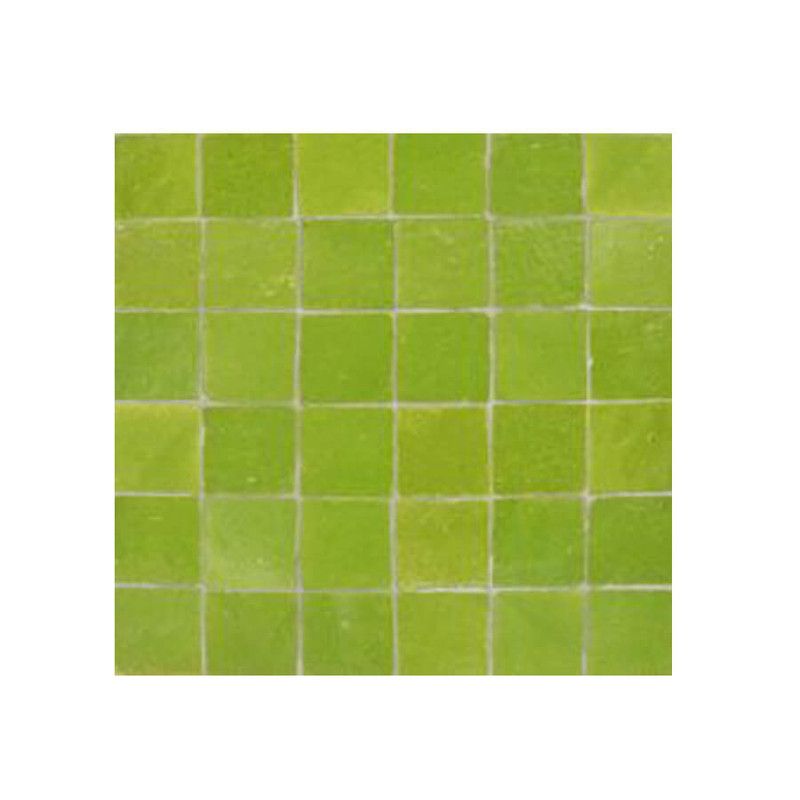 纯石灰马赛克绿色瓷砖-30cm x 30cm-高品质