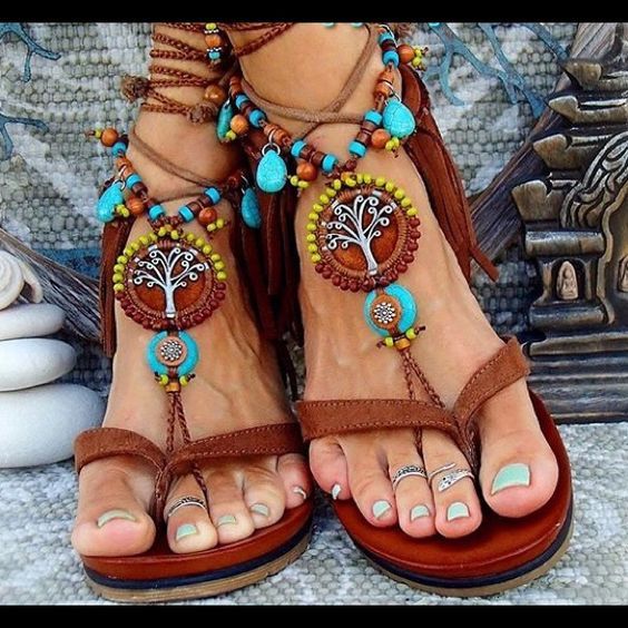 Sandalias Bohemias Elegantes - Para un Estilo Boho Único