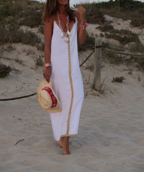 Moroccan Kaftan Inspired Silky Beach Cover Up