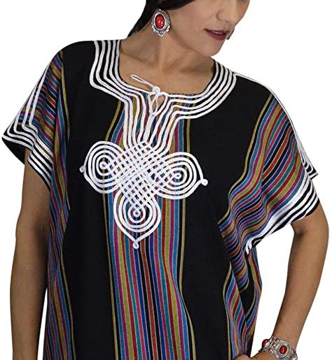 Marokkanischer Kaftan mit einzigartigem Stickmuster
