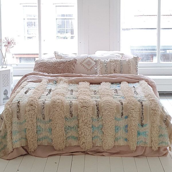Nydelig Rosa Marokkansk Bryllupsteppe | Bohemsk Design
