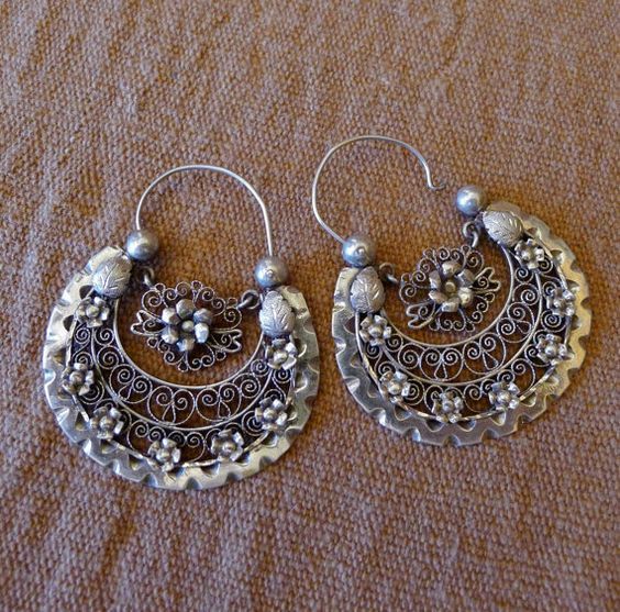Moroccan Tuareg Berber Handcrafted Geometric Earrings