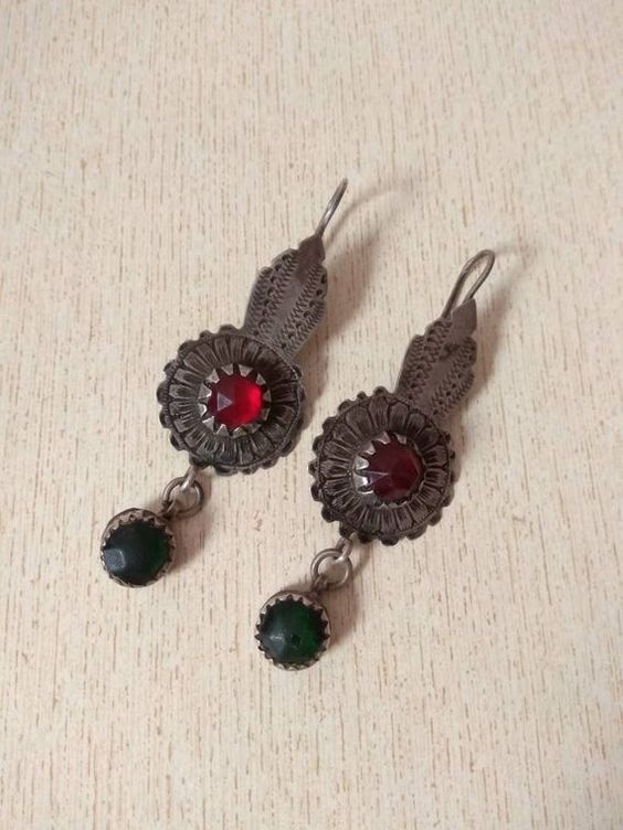 Moroccan Tuareg Berber Handmade Geometric Earrings