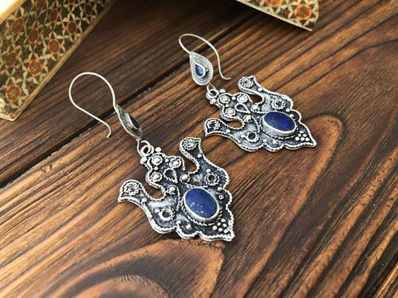 Moroccan Tuareg Berber Geometric Earrings