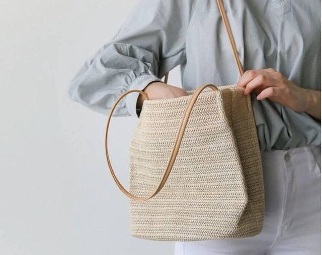 Bolso de Paja Marroquí Hecho a Mano - Elegante y Práctico