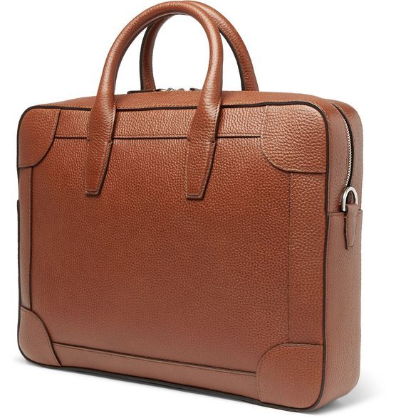 Dark Tan Moroccan Leather Laptop Bag | Handmade, Stylish