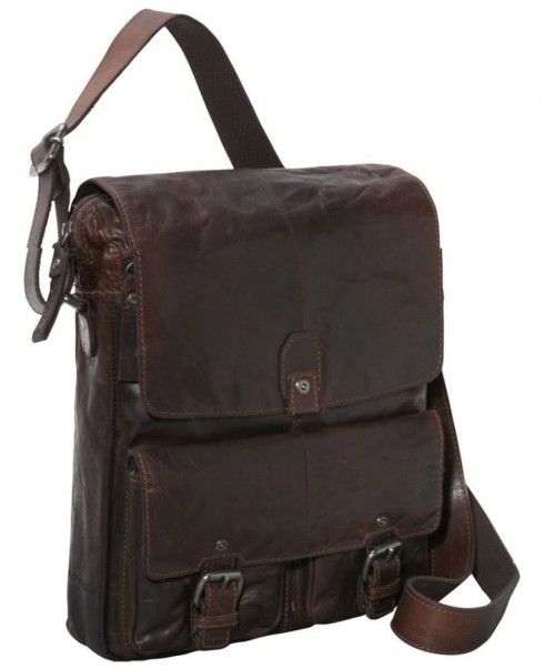 Moroccan Dark Brown Leather Handbag - Handmade Premium Style by Fez Tanneries