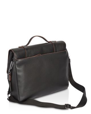 Vintage Moroccan Leather Handbag - Black Handmade Elegance