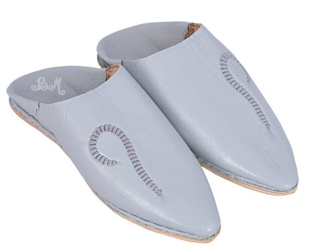 Luxurious Moroccan Leather Slippers - Handmade Premium Leather