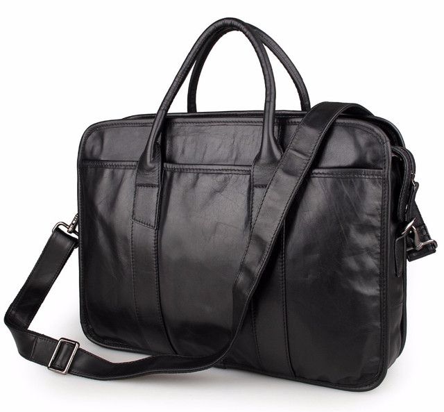 Crafted Moroccan Leather Messenger Bag with Multiple Pockets