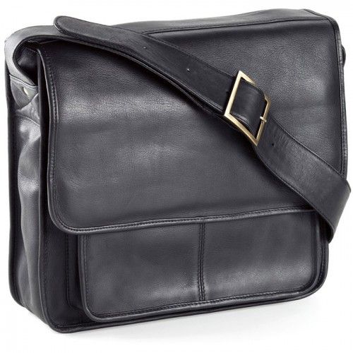 Handcrafted Moroccan Leather Messenger Bag | Fez Tanneries
