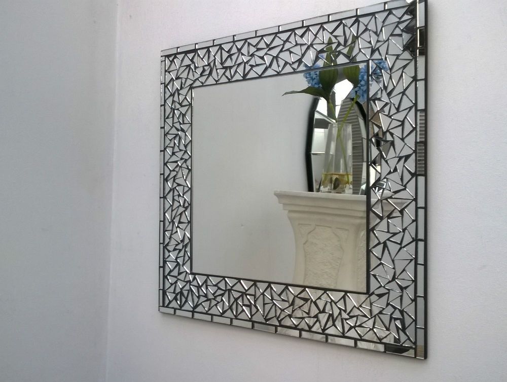 Handmade Moroccan Mosaic Tile Mirror - Customizable Dimensions