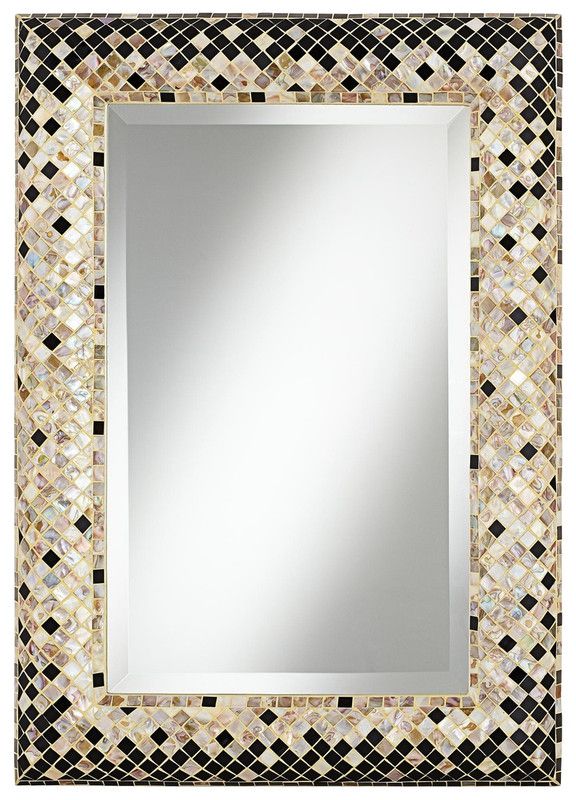Moroccan Mosaic Mirror with Tile Inlays - Handmade Unique Design