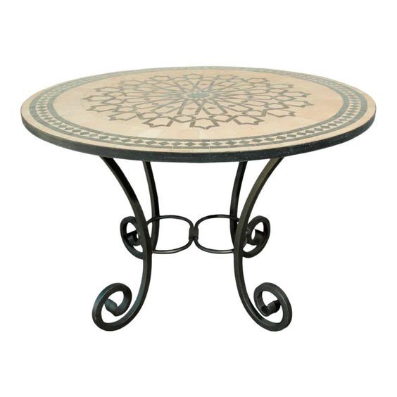 Exotic Moroccan Mosaic Table | Handcrafted Elegance for Home