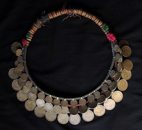 Tuareg Berber Geometric Necklace - Handcrafted Moroccan Design