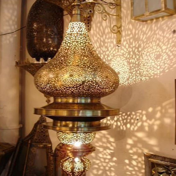 Luminárias Pendentes Marroquinas Artesanais - Candeeiro de Cobre Vintage