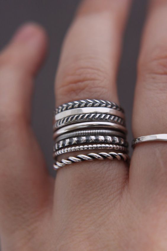 Handcrafted Moroccan Tuareg Berber Rings with Customizable Dimensions