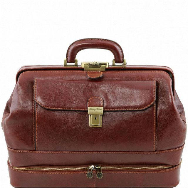 Bolso de Viaje de Cuero Marroquí Hecho a Mano - Bolsa de Viaje de Piel Auténtica