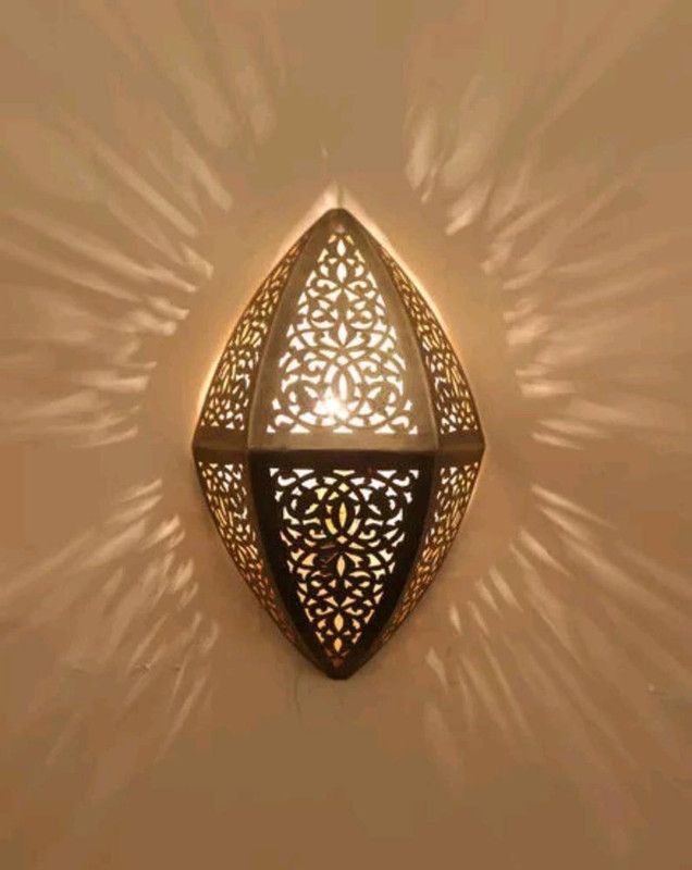 Moroccan Silver Pendant Lamp - Handcrafted Vintage Lighting