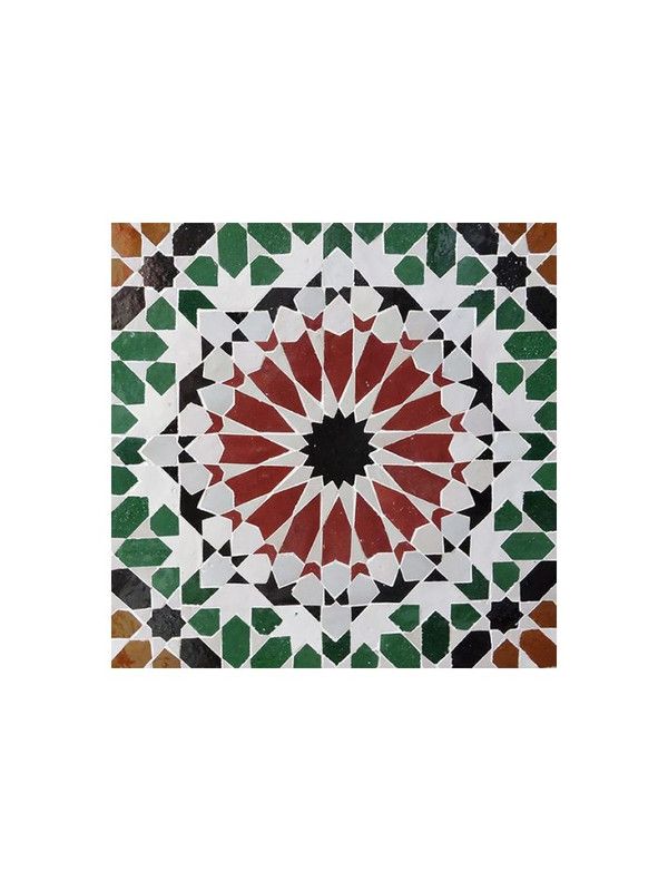 Marokkansk Mosaikkmønster i Fargerikt Design - Mosaikkfliser