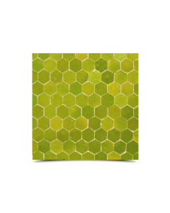 Moroccan Green Mosaic Tiles - Fes Handmade Geometric Design