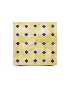 Mosaic Blue & Beige Tiles - Moroccan Mosaic Pattern
