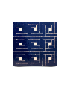 Blue White Moroccan Mosaic Tiles - Premium Quality