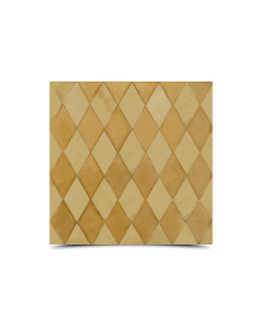 Moroccan Mosaic Beige Pattern - Handcrafted & Water Resistant.