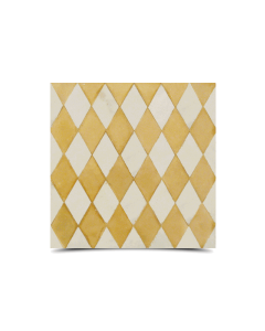 Moroccan Mosaic White & Beige Tiles - Handmade Geometric Pattern