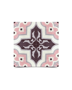 Moroccan Cement Purple Floral Tiles - High-Quality Designs