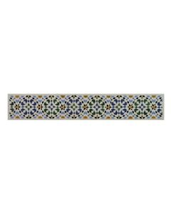 Moroccan Mosaic Border Multicolors - Artistic and Durable Border