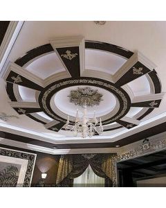 Moroccan Handcrafted Gypsum Plaster Rose for Ceilings