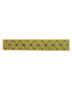 Moroccan Mosaic Border Tiles - Vibrant Yellow, Black & Red Stars