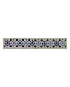 Moroccan Mosaic Border Tiles - Elegant Multicolor Design