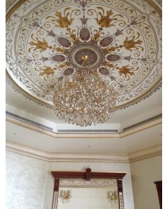 Premium Handcrafted Moroccan Gypsum Ceiling Rose