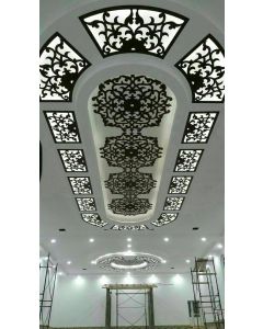 Distinctive Moroccan-Inspired Gypsum Plaster Arch