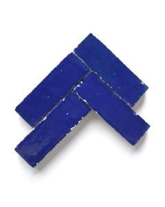 Handmade Moroccan Bejmat Tiles - Azure Blue - Vintage & Durable