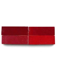 Sangria Red Bejmat Tiles - Handcrafted Moroccan Tiles for Indoor & Outdoor Use