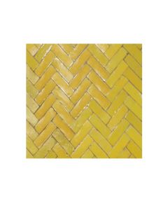 Yellow Bejmat Tiles - Handcrafted Moroccan Charm