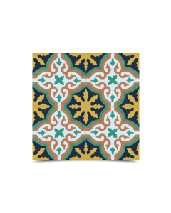 Moroccan Cement Pattern Tiles in Multi-Colors - Timeless Elegance