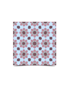 Vibrant Moroccan Cement Purple Geometric Tiles - High Quality