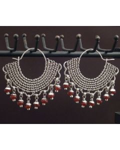 Moroccan Tuareg Berber Geometric Earrings - Handcrafted Contemporary Jewelry