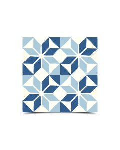 Moroccan Cement Blue & White Tiles – Vibrant Patterns for Walls & Floors